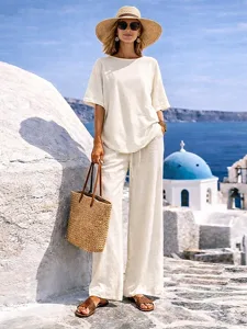 damen-freizeitkleidung-sets-basic-einfar-wei-3