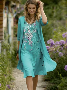 damen-kleid-set-a-linie-kleid-elegant-ur-blau-3