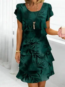 damen-knielanges-kleid-freizeitkleid-kle-grun-2