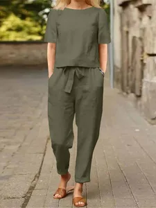 damen-loungewear-zweiteiler-mode-einfach-armeegrun-5