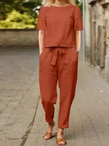 damen-loungewear-zweiteiler-mode-einfach-orange-10