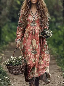 damen-maxi-kleid-boho-sommerkleid-plisse-orange-2