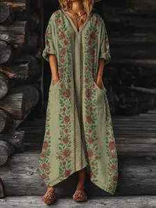 Ethnisches Boho-Kleid