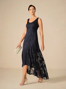 damen-maxikleid-chiffonkleid-elegant-blu-marineblau-7