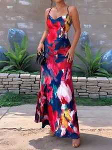 damen-maxikleid-freizeitkleid-blumenklei-burgunderrot-1