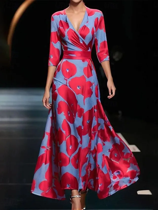 damen-maxikleid-freizeitkleid-schwingkle-rote-1