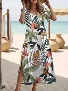 damen-maxikleid-t-shirt-kleid-a-linie-kl-grun-1