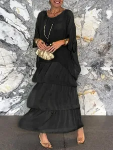 damen-maxikleid-weies-kleid-freizeitklei-schwarz-2