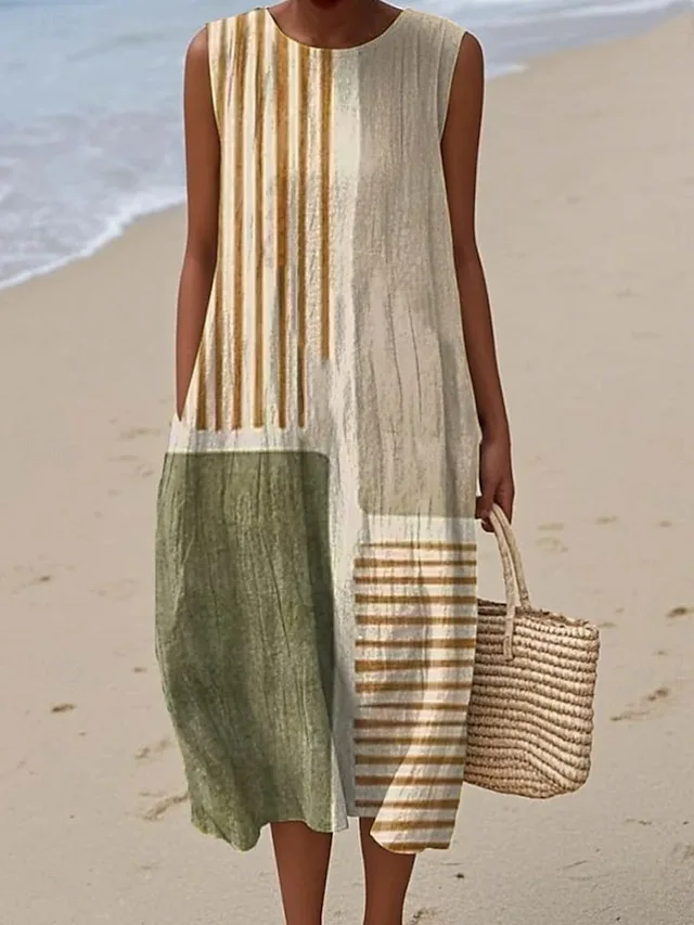 damen-midi-kleid-leinenahnliches-maxikle-default-3