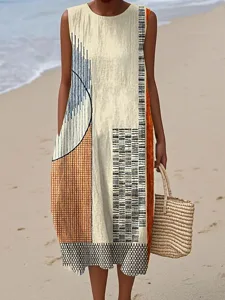 damen-midi-kleid-leinenahnliches-strandk-beige-3