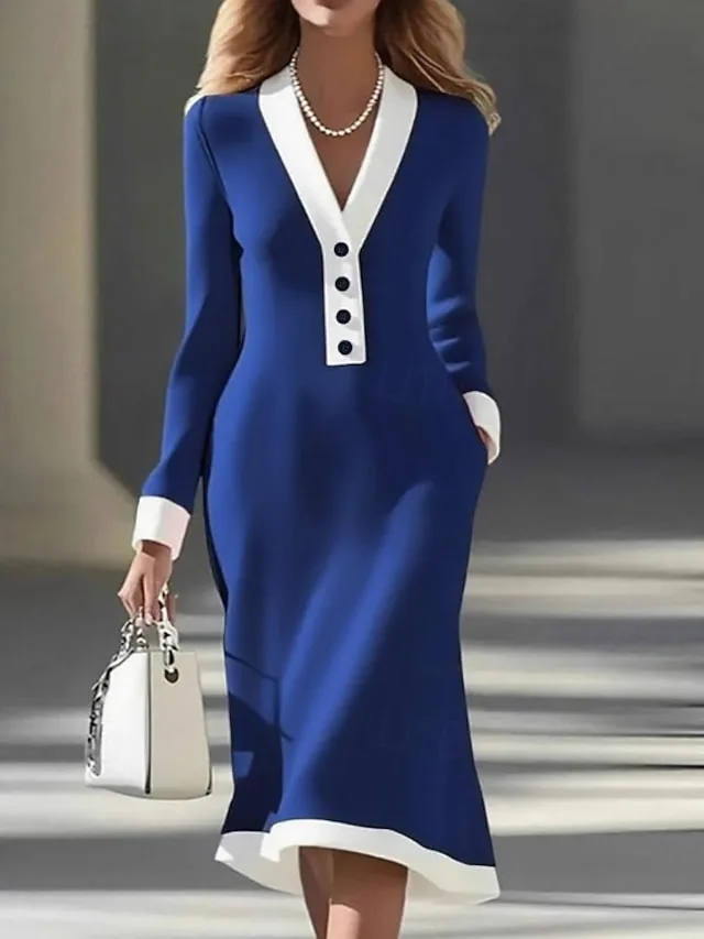 damen-midikleid-a-linie-kleid-elegant-ur-blau-2