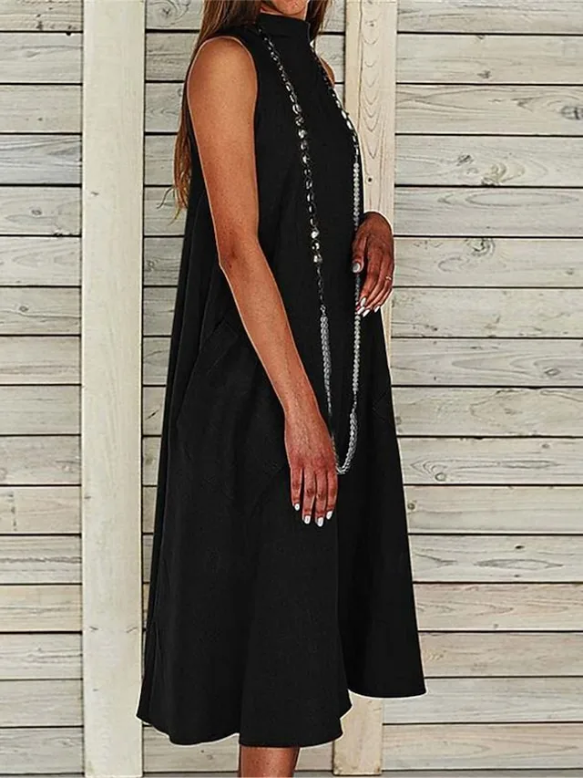 damen-midikleid-armellos-taschen-lassig-default-3