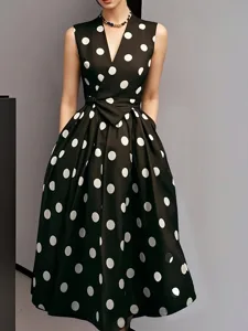 damen-midikleid-freizeitkleid-arbeitskle-schwarz-3