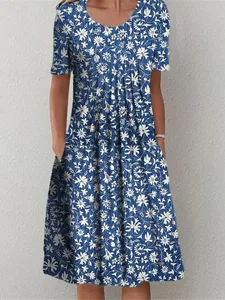 damen-midikleid-freizeitkleid-sommerklei-blau-3