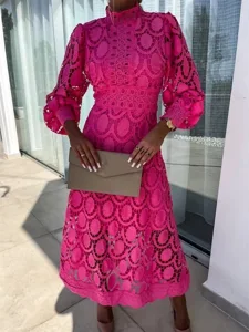 damen-midikleid-maxikleid-spitzenkleid-w-rote-3