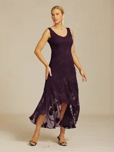 damen-midikleid-ruschenkleid-elegant-tag-zwetsche-1