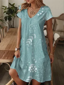 damen-mini-kleid-a-linie-kleid-t-shirt-k-grun-5