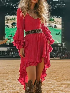 Western Boho Kleid