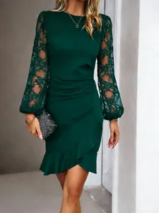 damen-minikleid-etui-kleid-elegant-party-dunkelgrun-5