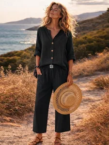 damen-sets-aus-baumwolle-hemd-hose-und-f-schwarz-4