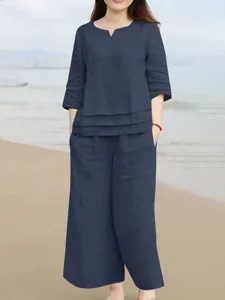 women-s-cotton-blend-cotton-linen-sets-3-dark-navy-4