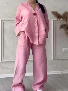 women-s-cotton-linen-2-pieces-set-elegan-pink-6