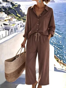 women-s-cotton-linen-pants-sets-bolero-t-brown-24