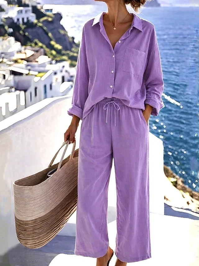 women-s-cotton-linen-pants-sets-bolero-t-purple-18