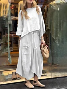 women-s-cotton-linen-pants-sets-long-sle-white-8