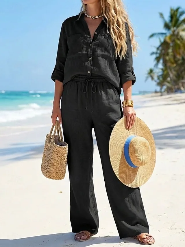 women-s-cotton-linen-sets-pants-sets-bol-black-10