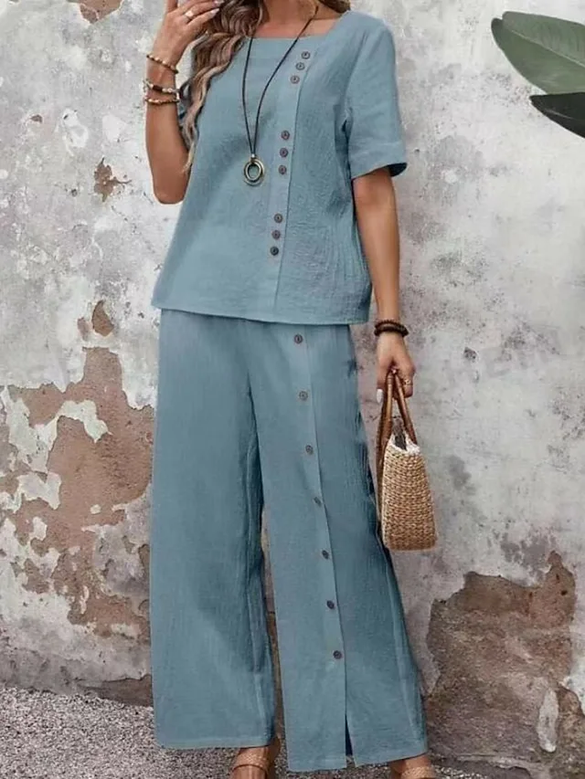 women-s-cotton-linen-sets-pants-sets-bol-blue-8