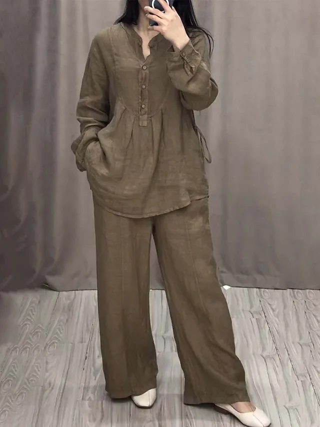 women-s-cotton-linen-sets-pants-sets-bol-brown-1