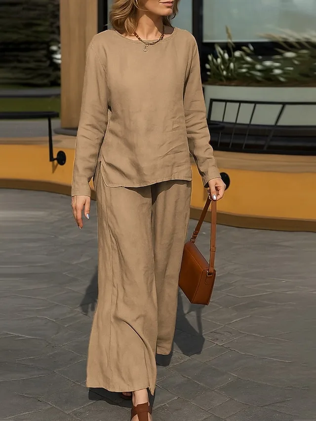 women-s-cotton-linen-sets-pants-sets-bol-camel-3