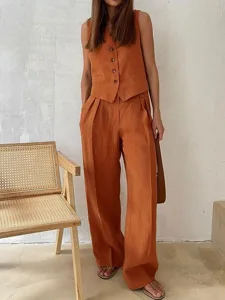 women-s-cotton-linen-sets-pants-sets-bol-orange-16
