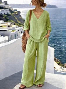 women-s-cotton-linen-sets-pants-sets-lon-green-7