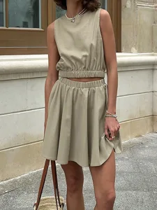 women-s-cotton-linen-sets-skirt-sets-bol-khaki-1