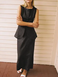 women-s-cotton-linen-sets-two-piece-sets-black-22