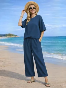 women-s-cotton-linen-sets-two-piece-sets-navy-9