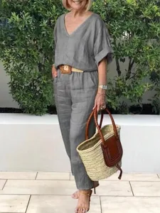 women-s-cotton-linen-shirts-blouse-pants-gray-1