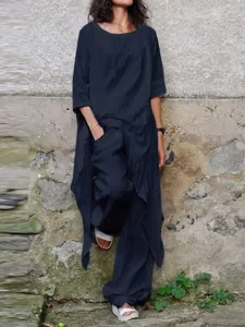 women-s-cotton-sets-100-cotton-pants-set-dark-navy-9