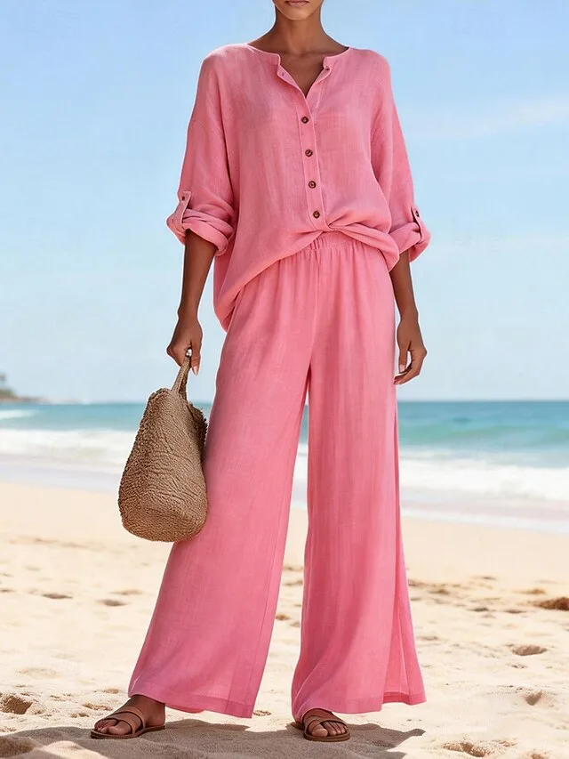 women-s-cotton-shirt-100-cotton-long-sle-fuchsia-7