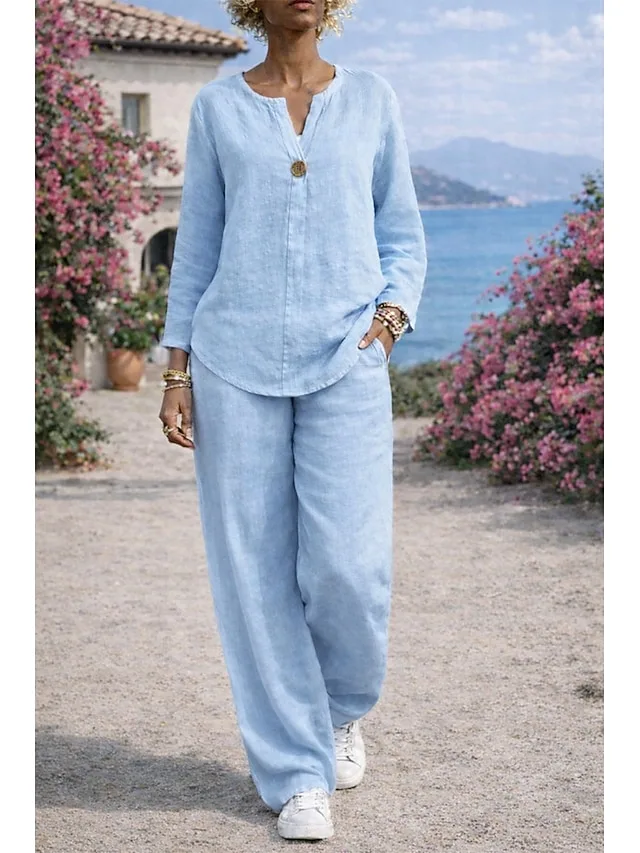 women-s-shirt-cotton-linen-sets-two-piec-light-blue-8