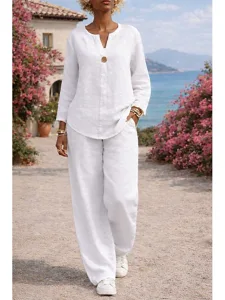 women-s-shirt-cotton-linen-sets-two-piec-white-3