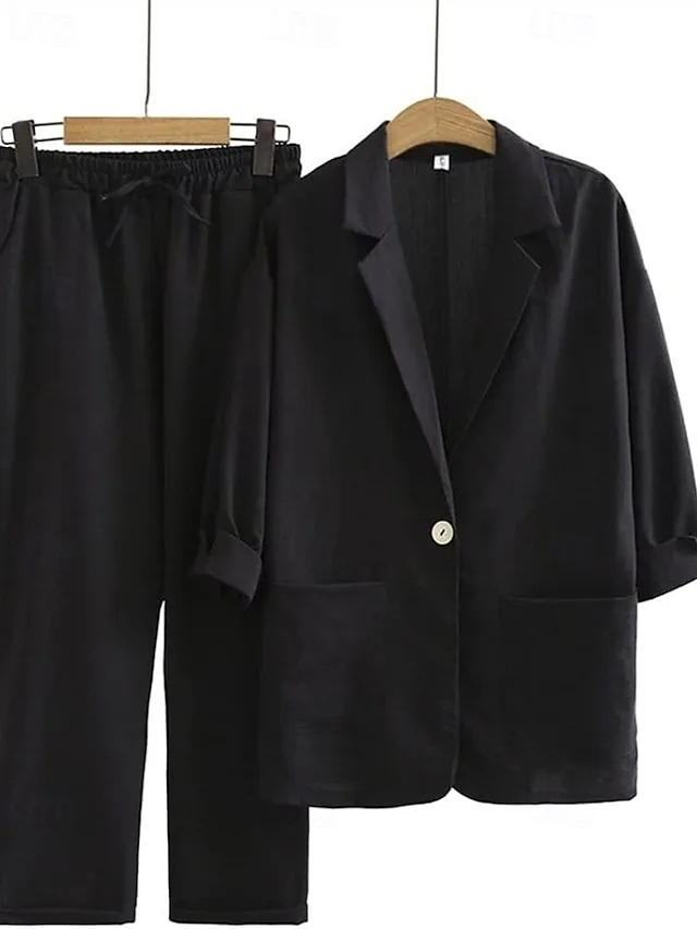 women-s-shirt-cotton-linen-shirts-blouse-black-3