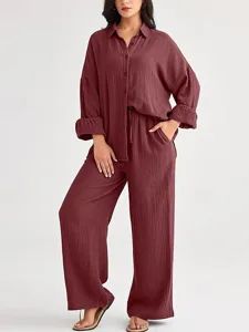 women-s-shirt-two-piece-sets-linen-blend-wine-17
